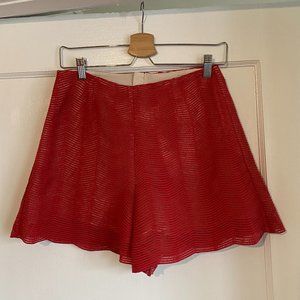 Keepsake the Label Scalloped Edge Lace Short Sz M